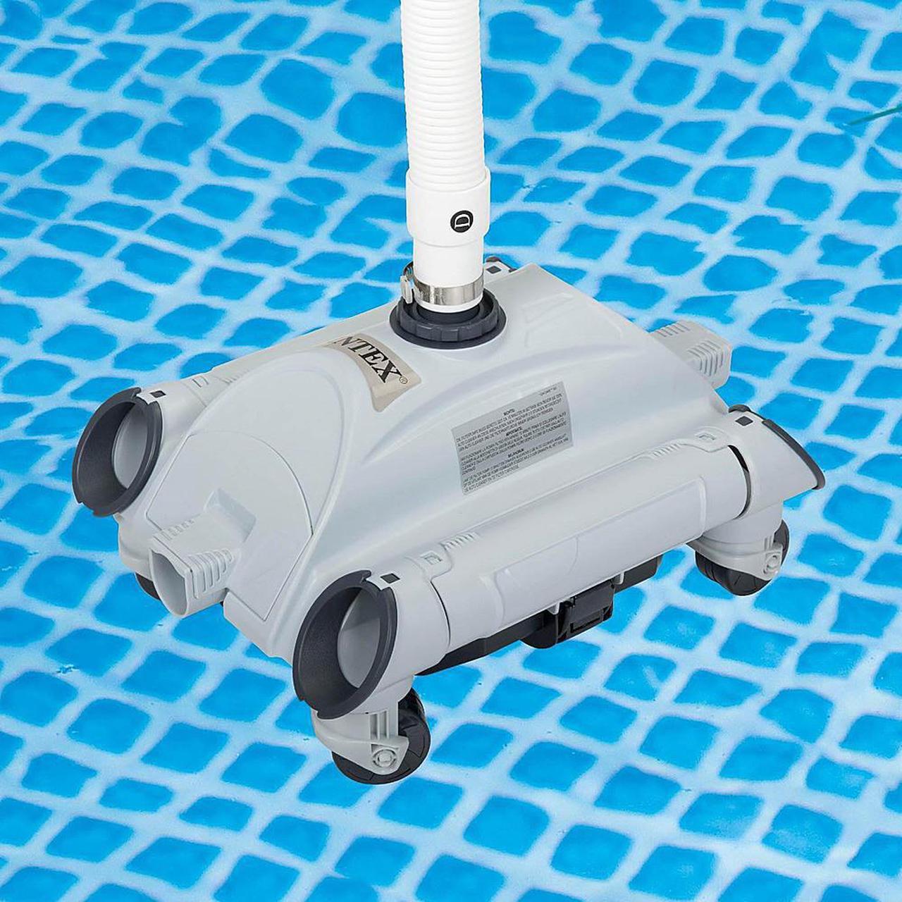 Alt view image 17 of 18 - Intex 28001E Above Ground Swimming Pool Automatic Vacuum Cleaner w/ 1.5" Fitting