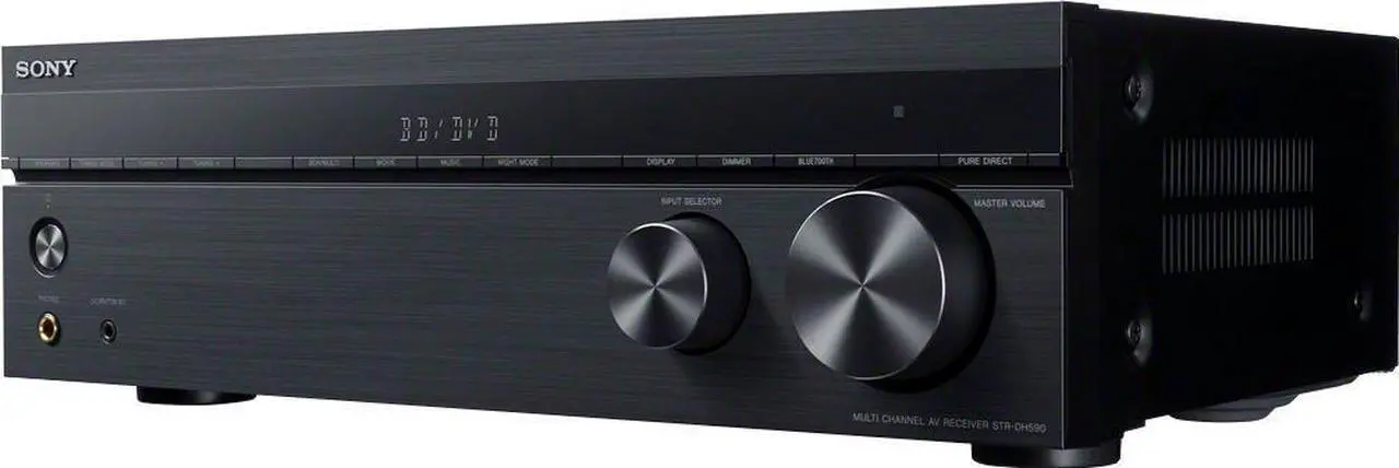 Alt view image 18 of 20 - Sony STRDH590 5.2 Channel Surround Sound Home Theater Receiver: 4K HDR AV Receiver with Bluetooth,Black