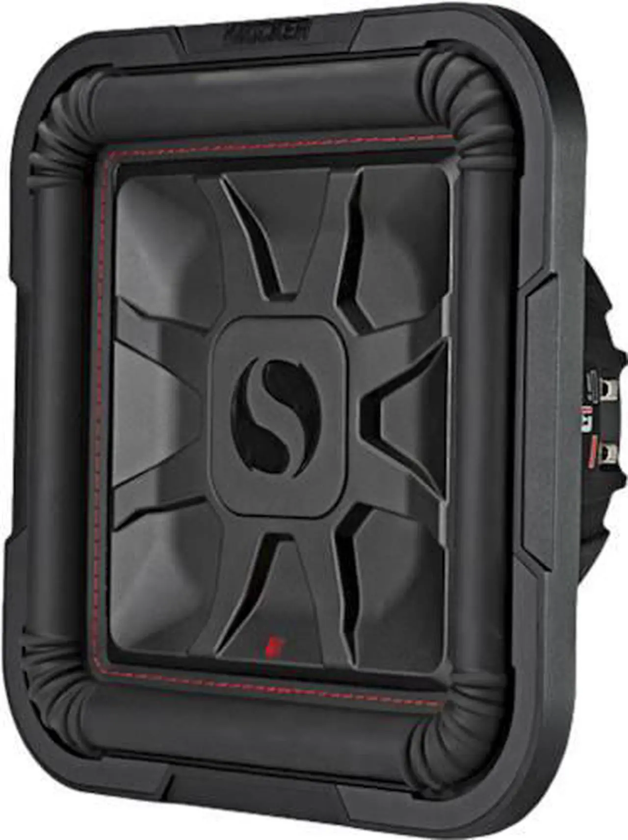 Alt view image 10 of 14 - Kicker 46L7T124 12" Solo-Baric L7T Shallow-Mount Dual 4-Ohm Voice Coil Subwoofer