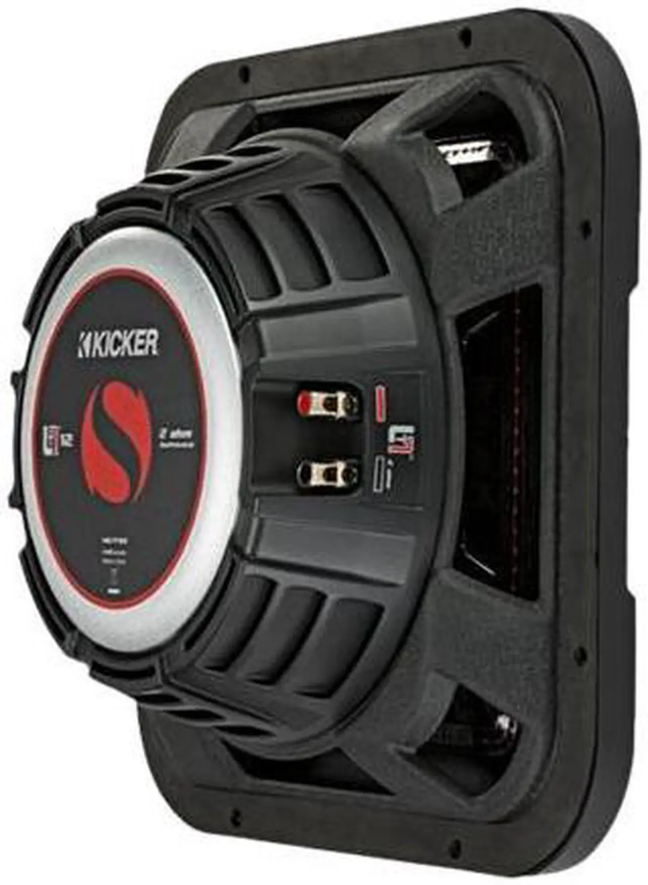 Alt view image 12 of 14 - Kicker 46L7T124 12" Solo-Baric L7T Shallow-Mount Dual 4-Ohm Voice Coil Subwoofer