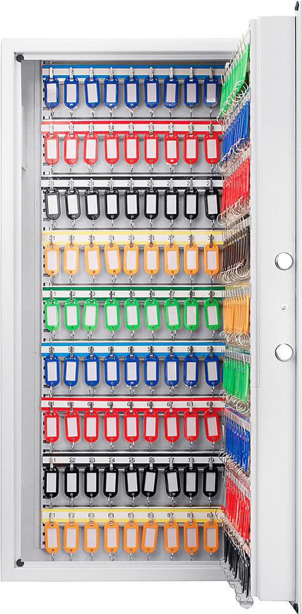 Main image of Barska 180 KEYS KEYPAD WALL KEY SAFE WHITE AX13350
