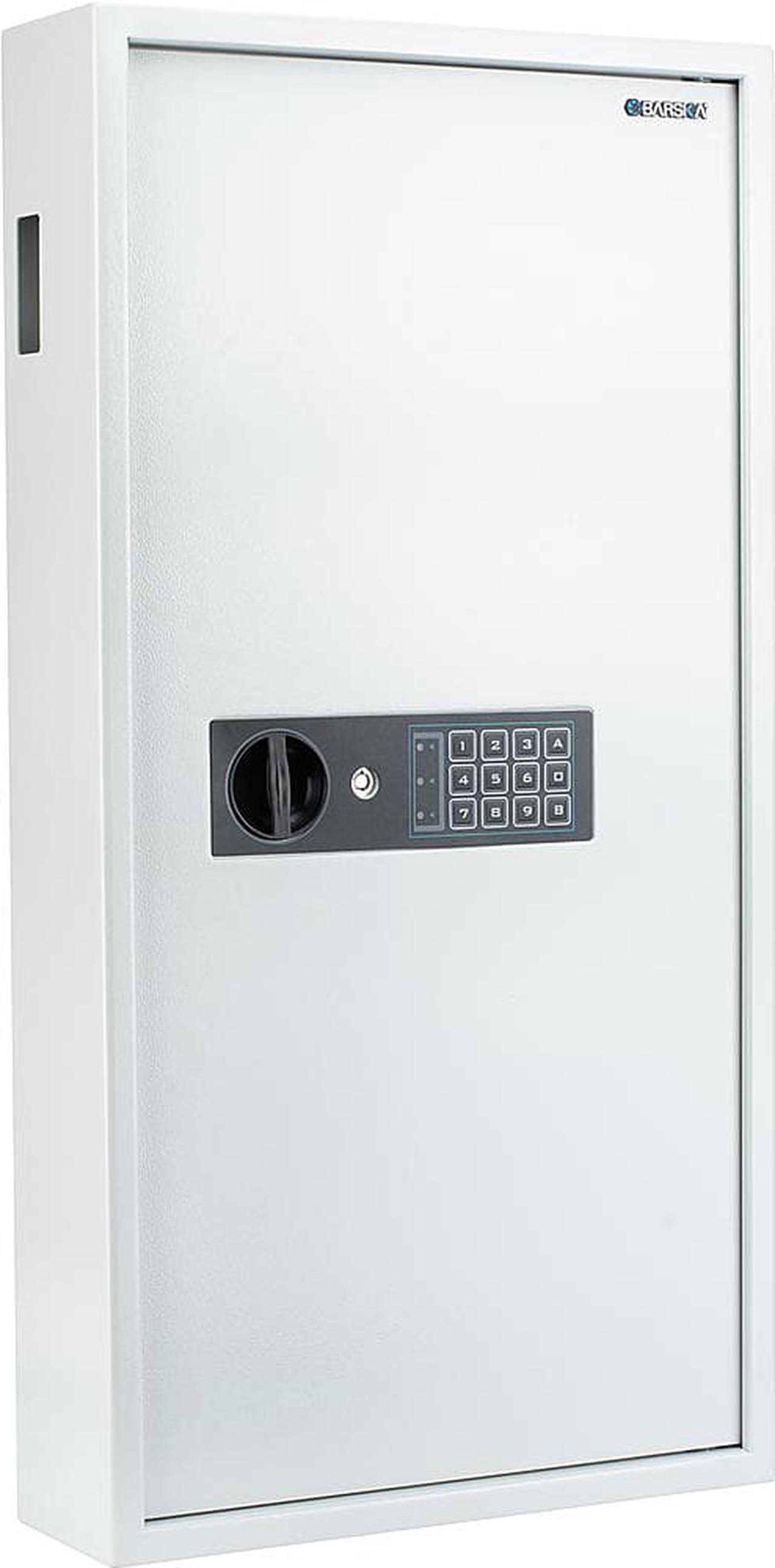 Alt view image 3 of 7 - Barska 180 KEYS KEYPAD WALL KEY SAFE WHITE AX13350