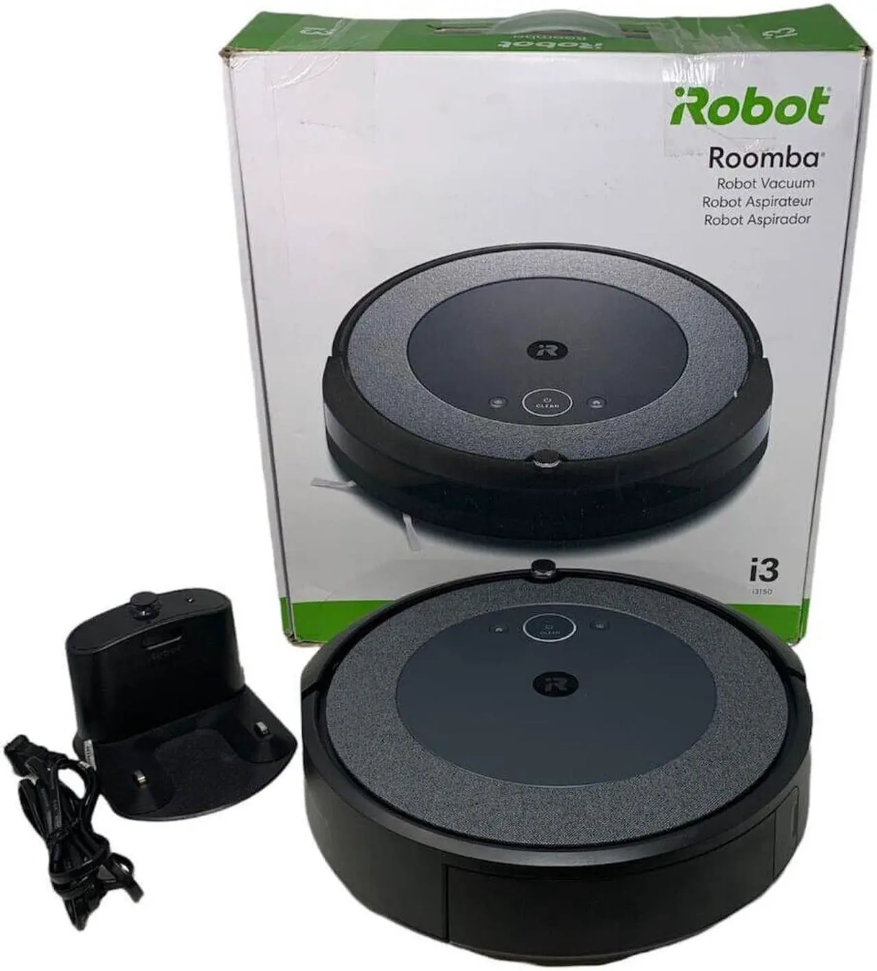 Main image of iRobot Roomba i3 EVO Wi-Fi Connected Robot Vacuum - Gray/Black