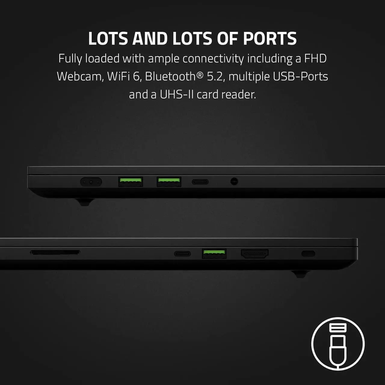 Alt view image 10 of 17 - Razer Blade 15 Advanced Gaming Laptop FHD 360Hz GeForce RTX 3080 Black US Layout
