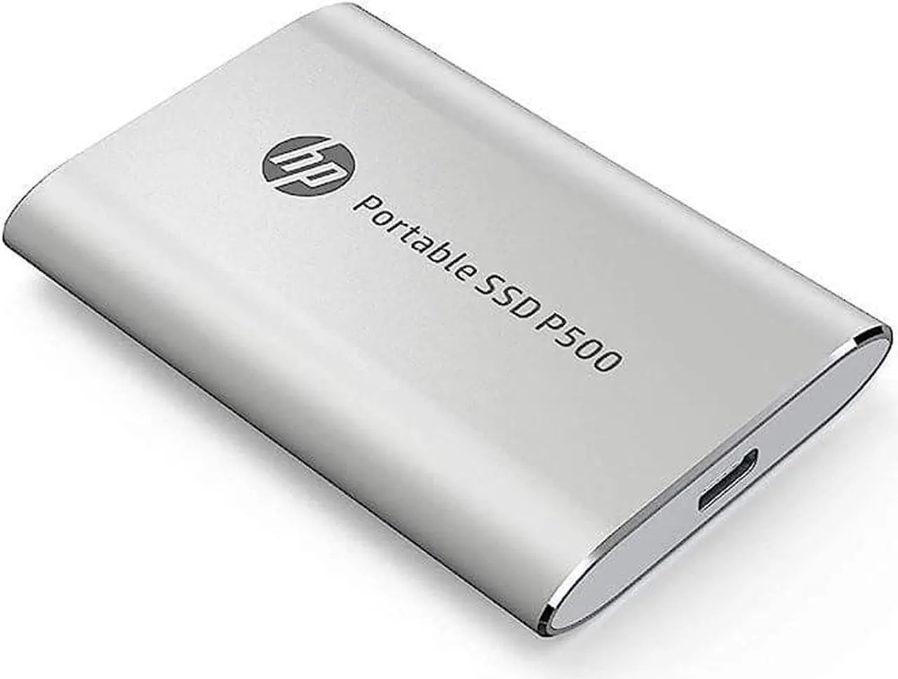 Main image of HP P500 500GB USB 3.2 Type-C Portable SSD 7PD55AA - Silver