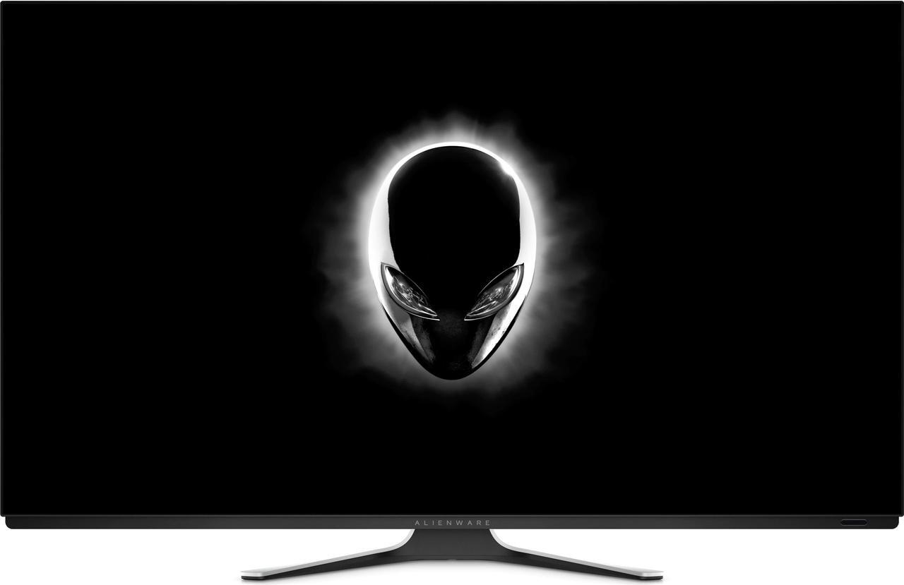 Alt view image 2 of 5 - DELL Alienware 55" UHD 4K OLED Gaming Monitor True Life Colors AW5520QF - Black