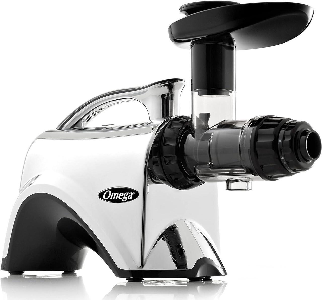 Main image of Omega NC900HDC Cold Press Juicer Machine Vegetable Extractor - Metallic