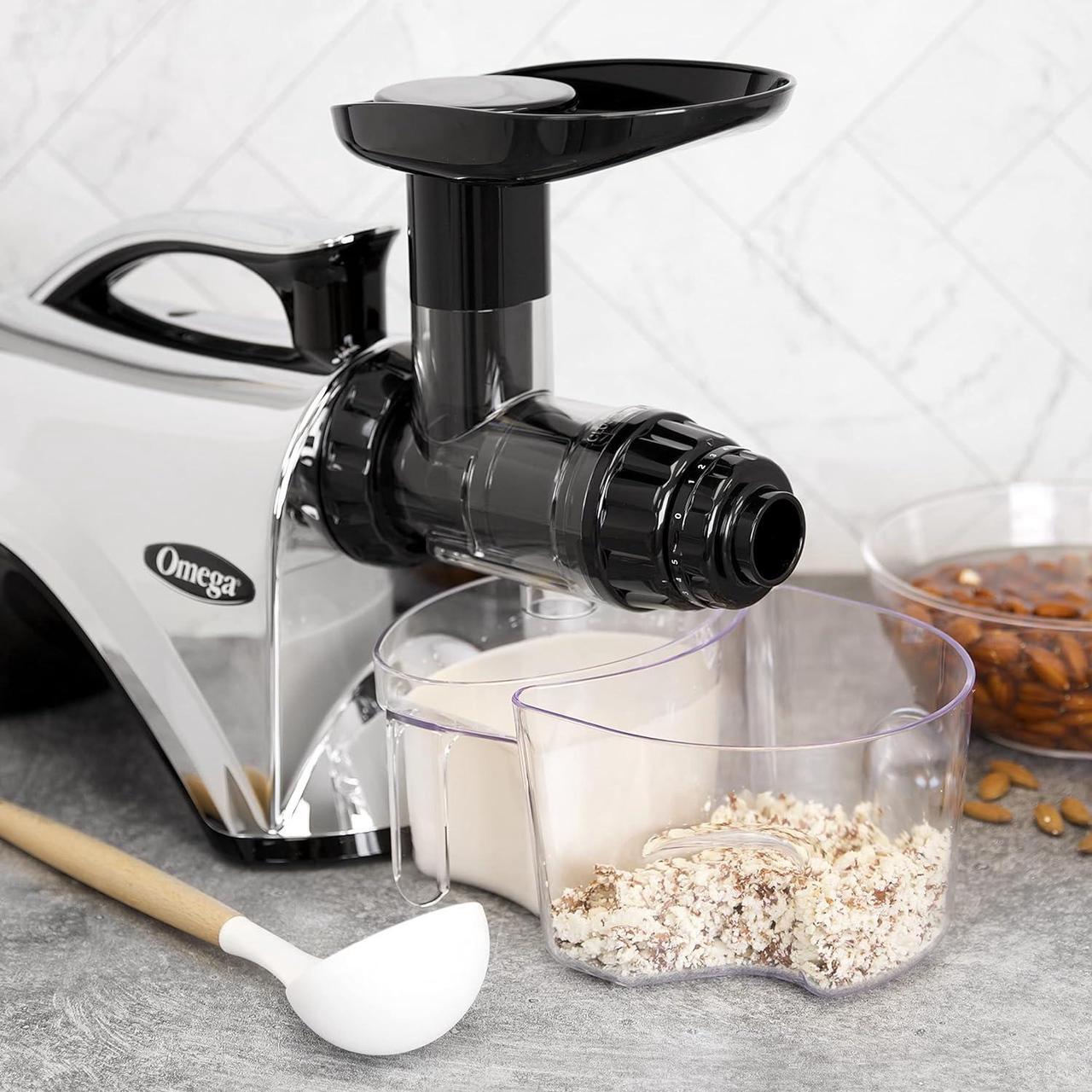 Alt view image 2 of 4 - Omega NC900HDC Cold Press Juicer Machine Vegetable Extractor - Metallic
