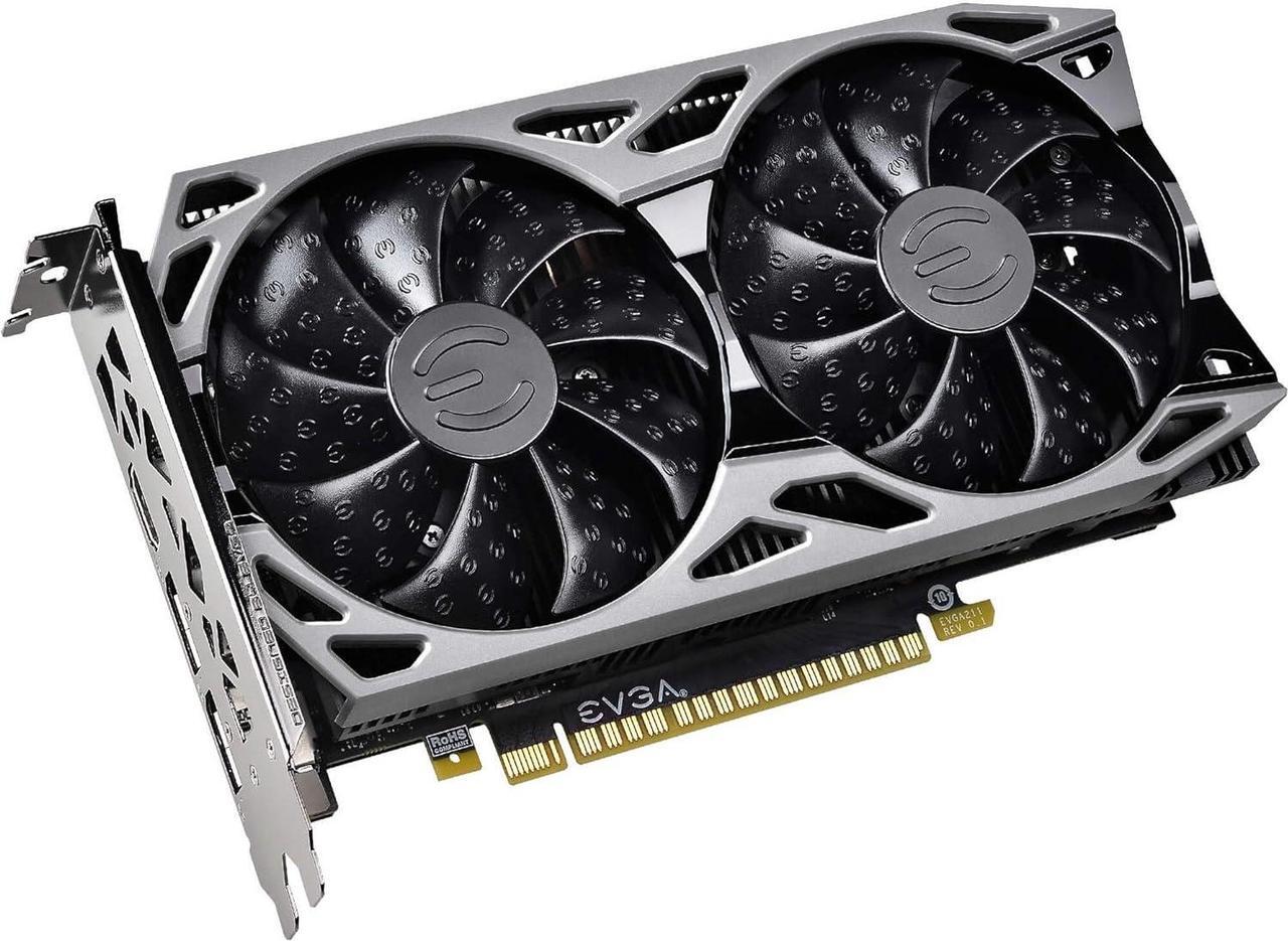 Alt view image 2 of 4 - EVGA GeForce GTX 1650 SC ULTRA GAMING, 04G-P4-1057-KR, 4GB Dual Fan - Black