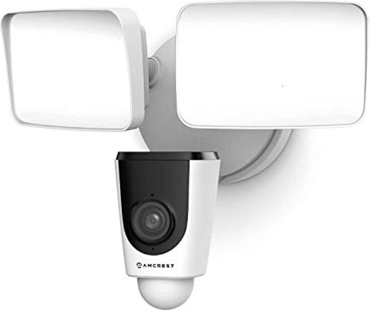 Alt view image 14 of 15 - Amcrest SmartHome 1080p WiFi Outdoor Security Camera with Floodlight, Built-in Siren Alarm, 2000lm Floodlight, Two-Way Audio, 114° View, IP65 Weatherproof, MicroSD & Smart Cloud Storage, ASH26-W