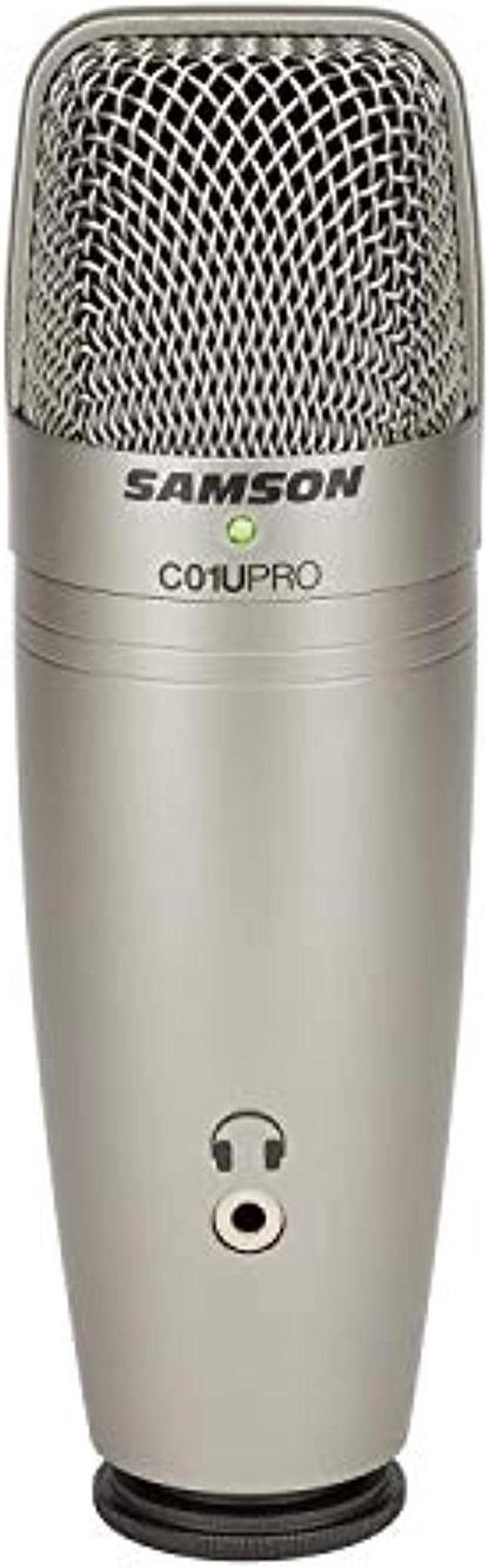 Alt view image 16 of 20 - Samson C01U PRO USB Studio Condenser Microphone