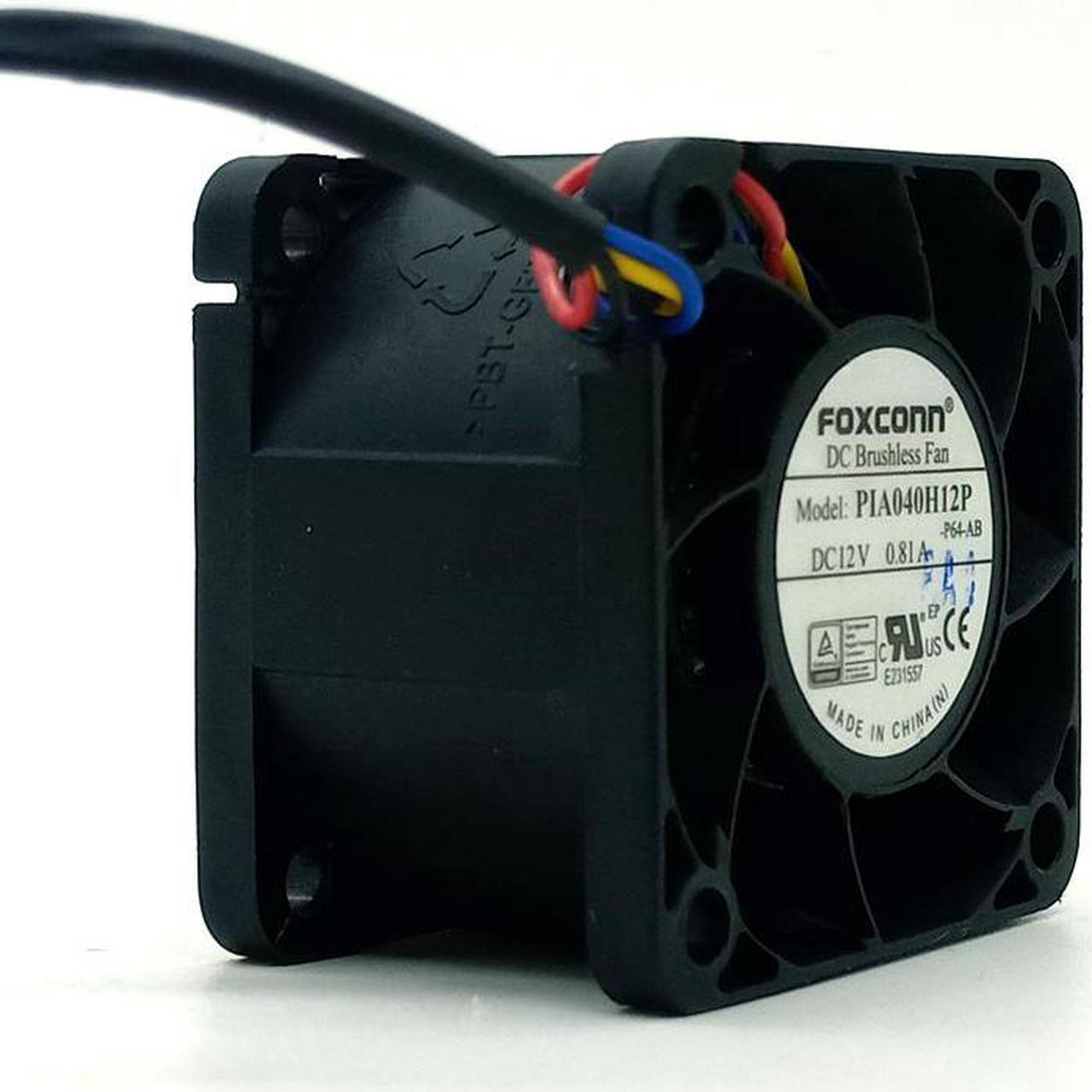 PIA040H12P  4028 12V Double Ball High Speed 4cm Computer Cabinet Power Supply PWM Fan