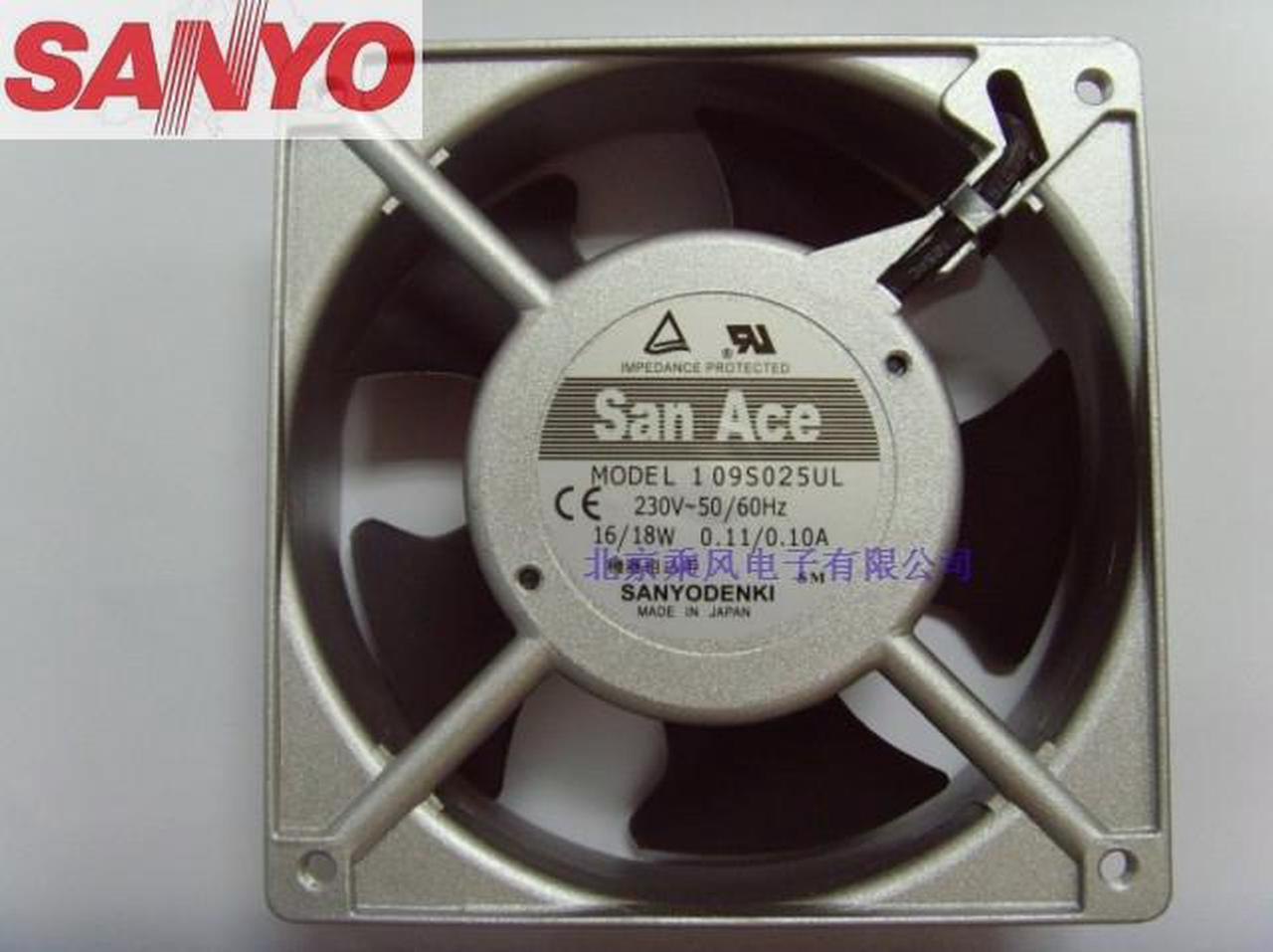 For Sanyo 109S025UL 12038 120mm 12cm AC 220V 0.11A 16/18W server inverter cooling fan