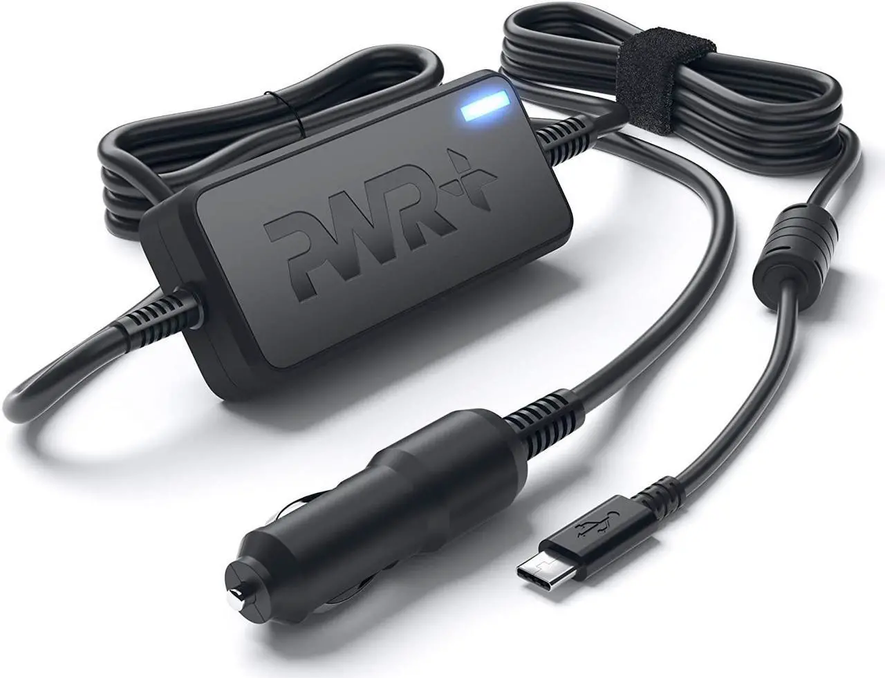 Main image of USB-C CAR Charger for ASUS ROG Ally Flow, Lenovo Legion Go, Dell Latitude Inspiron Chromebook Laptop, MacBook Pro Air iPad, DJI Mavic 3, Steam Deck, Nintendo Switch: UL Listed Extra Long Power Cord
