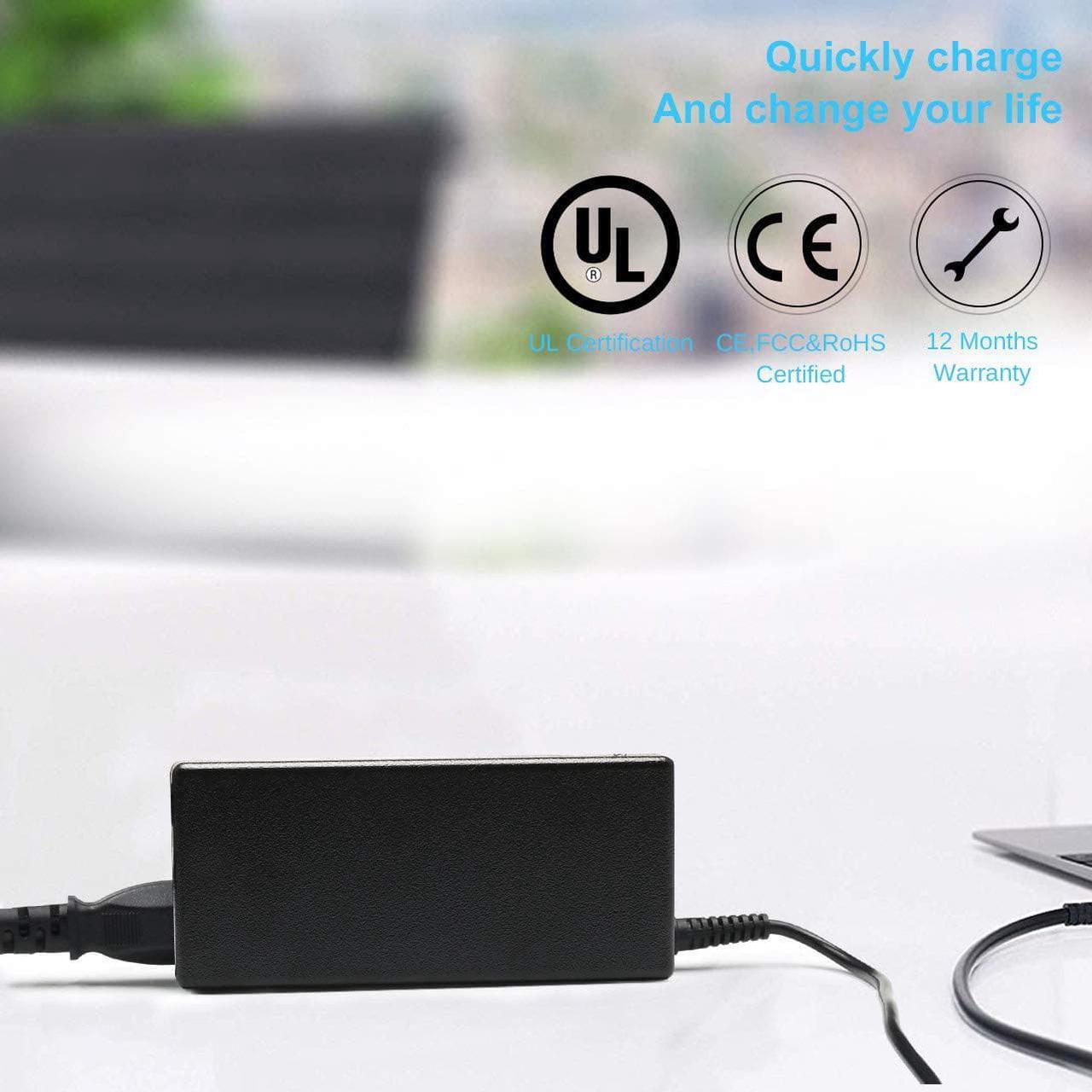 Alt view image 7 of 7 - New 840 450 9480m 65W AC Adapter Laptop Charger for?HP EliteBook Folio 9470m ProBook 430 G1 G2 440 455 645 650 655 250 255 EliteBook Revolve 810 G1 G2, 820 G1, 725 G2, 745 G2 [18.5V 3.5A]