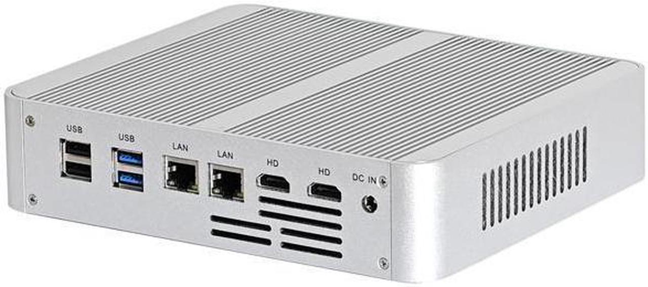 4K Mini PC, Intel Core I5 1035G1 1035G4, HUNSN BM26, Small Computer, Server, HTPC, Windows 11 or Linux Ubuntu, WiFi, BT, 2 x HDMI, 2 x LAN, Optical, 4G Support, 16G RAM DDR4, 512G SSD