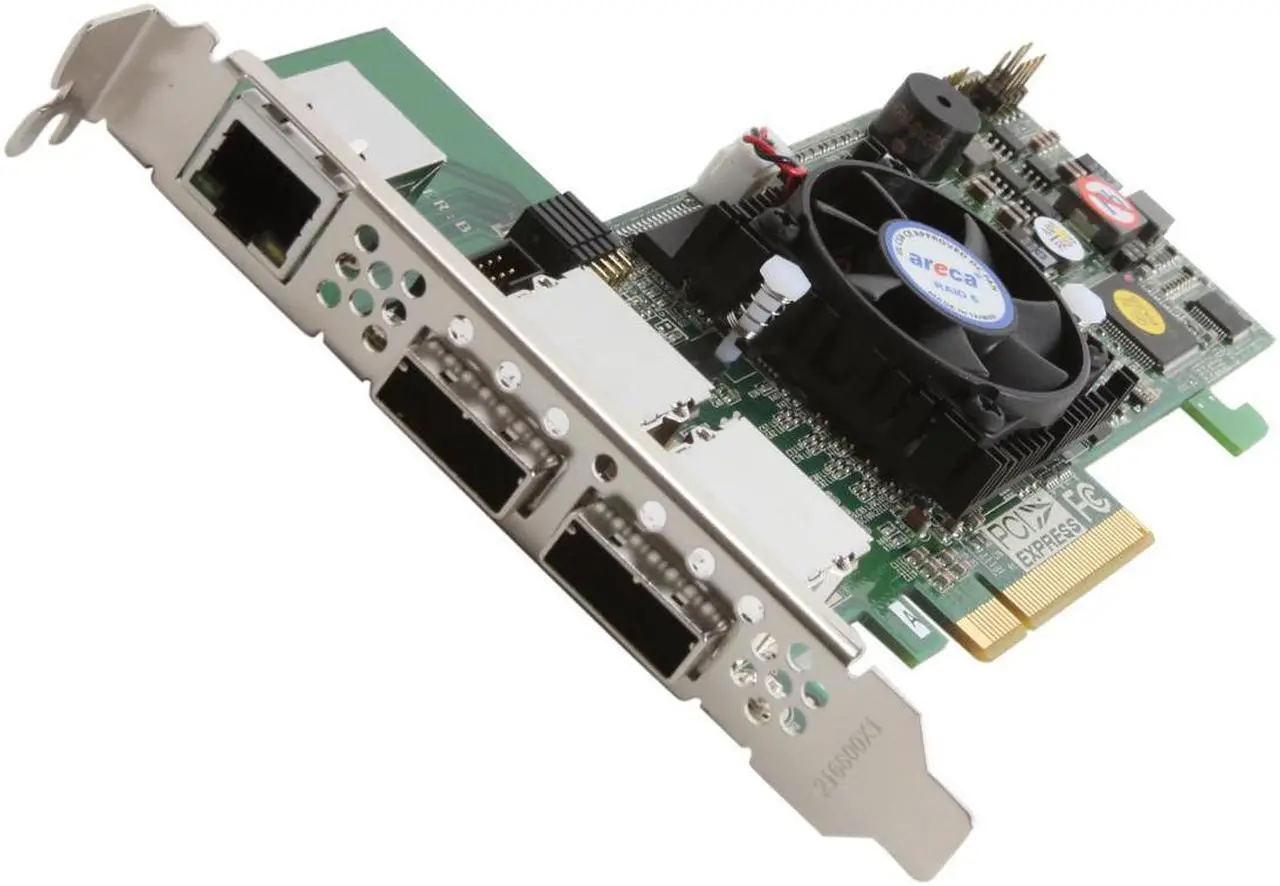 Main image of Areca ARC-1882x 8-Port PCI-Express 2.0 x8 Low Profile Storage Controller RAID Adapter