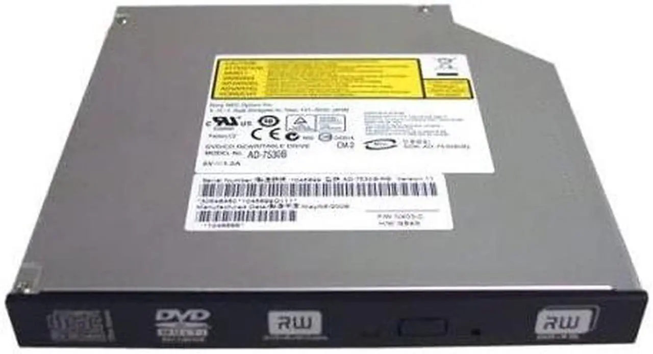 Main image of Sony AD-7581A Optiarc 8x IDE Notebook DVD-RW Drive-(No Bezel)