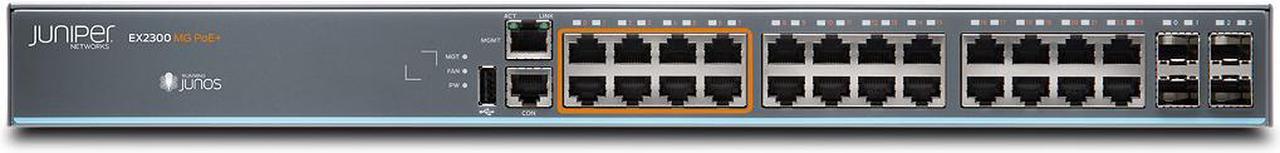 Juniper EX2300-24MP Layer-3 24-Ports 1U Rack Mount Managed Switch