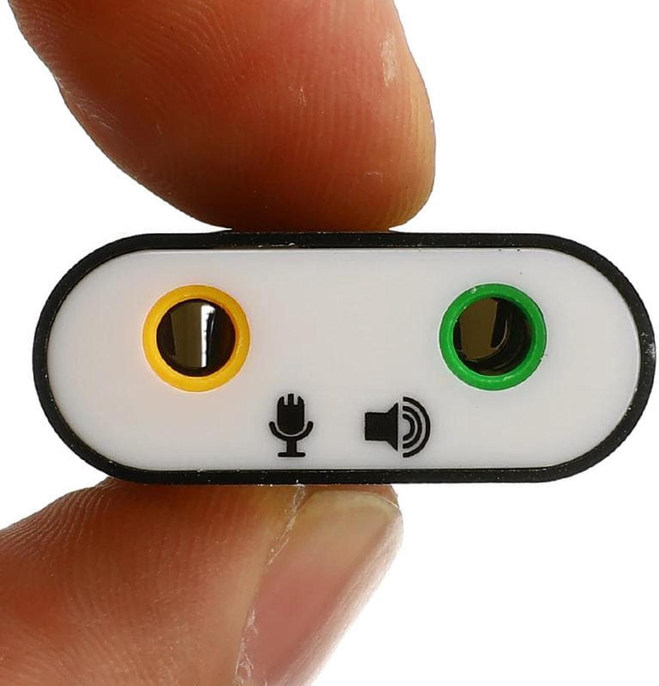 Alt view image 4 of 5 - 1pcs Audio Sound Card Adpater Mini External USB 2.0 7.1 CH Virtual Audio Sound Card Adapter Converter for Notebook PC