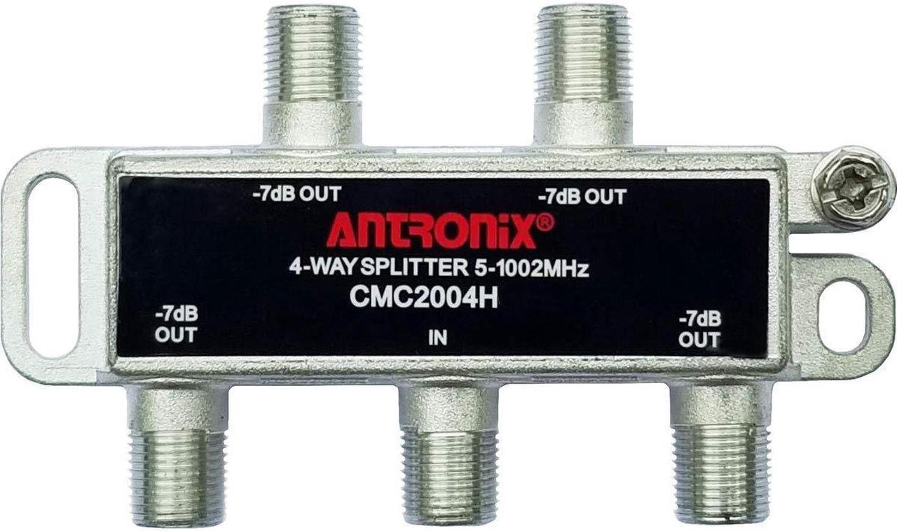 Antronix High Performance 4-Way Coaxial Cable TV Splitter CMC2004H-A OTA 5-1002M