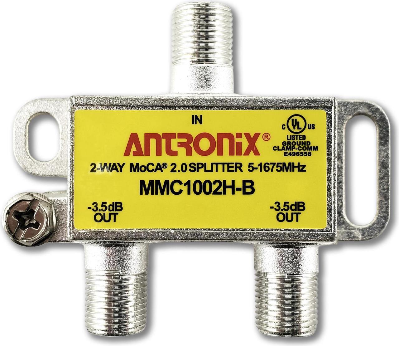 Main image of 2 Way Antronix MMC1002H-B 5-1675 MHz MoCA 2.0 Splitter for Frontier Formerly Verizon Fios