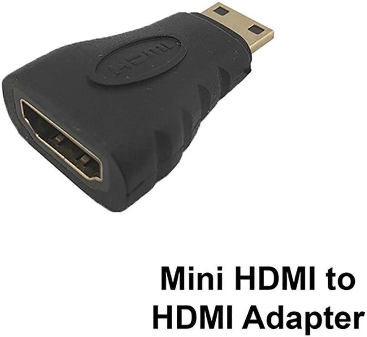 SatelliteSale Digital HDMI Female to Mini HDMI Male Adapter PVC Black