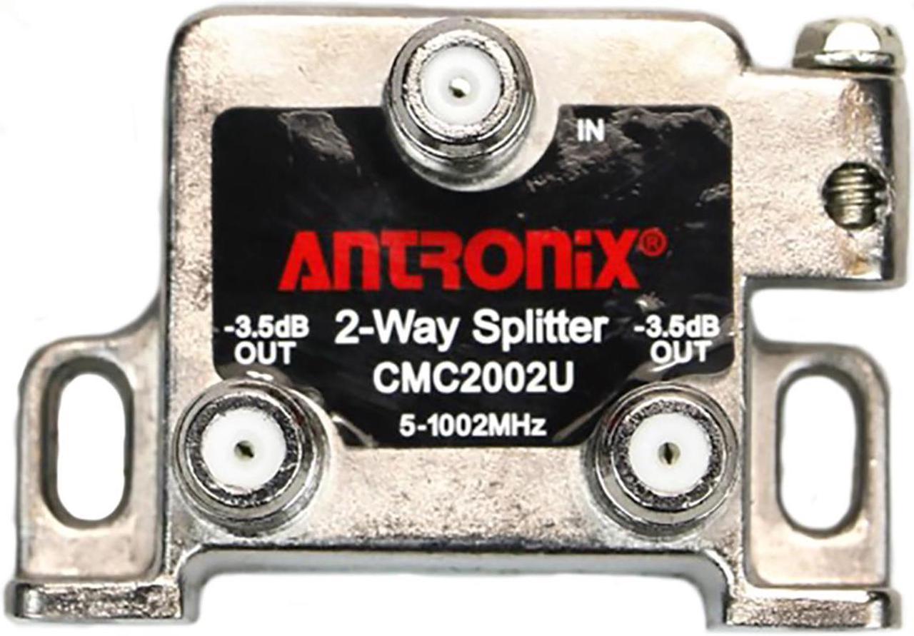 Antronix CMC2002U Universal 2-Way Splitter (Nickel Alloy)