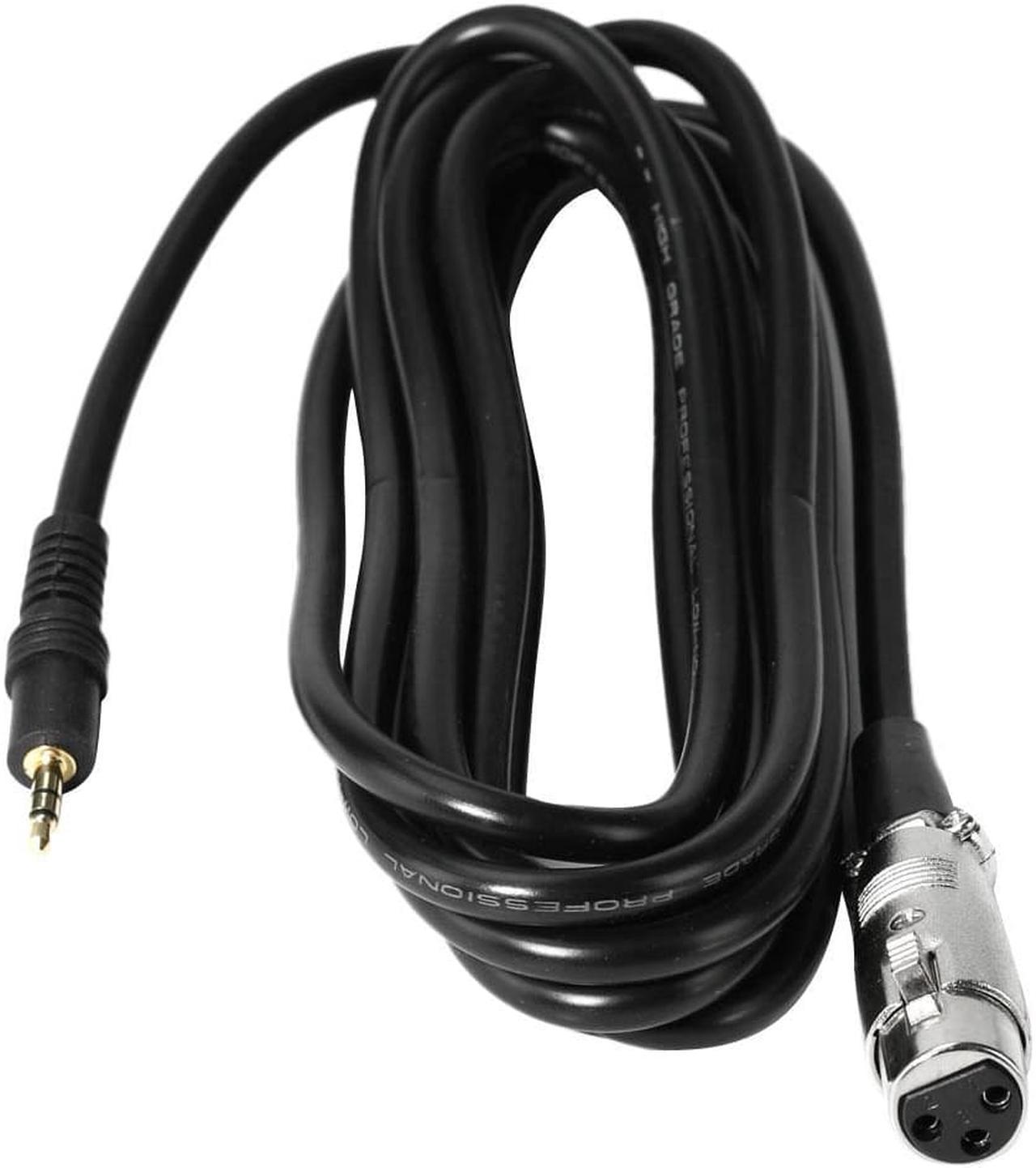 1.6ft/0.5m Mic Cable Microphone Cable XLR Female to TRS Male for Computer Speaker Audio Mixer (1pcs)