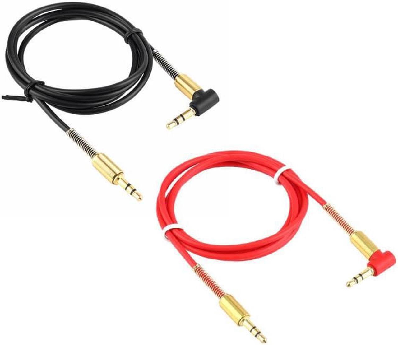 3.5mm TRS Male to 90 Degree 3.5mm Male Jack Stereo 1m Audio Cable Male to Male 90 Degree Right Angle Cable 3.28ft/1m (1pcs)