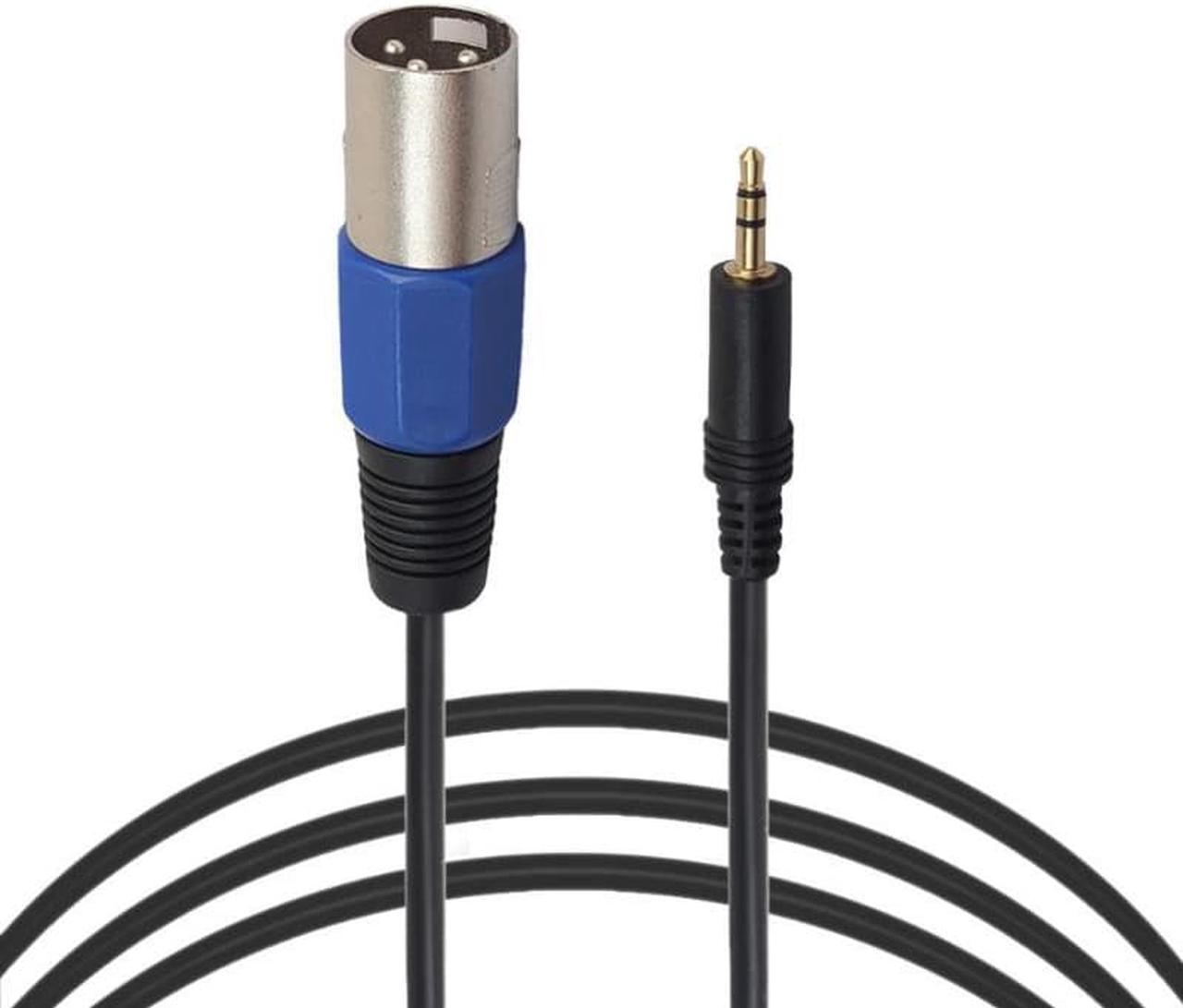 9.84ft 3pin XLR Male to 3.5mm 1/8inch TRS Male Cable Contacts Audio Adapter Cable Microphones Audio Connector Equipment (1pcs)