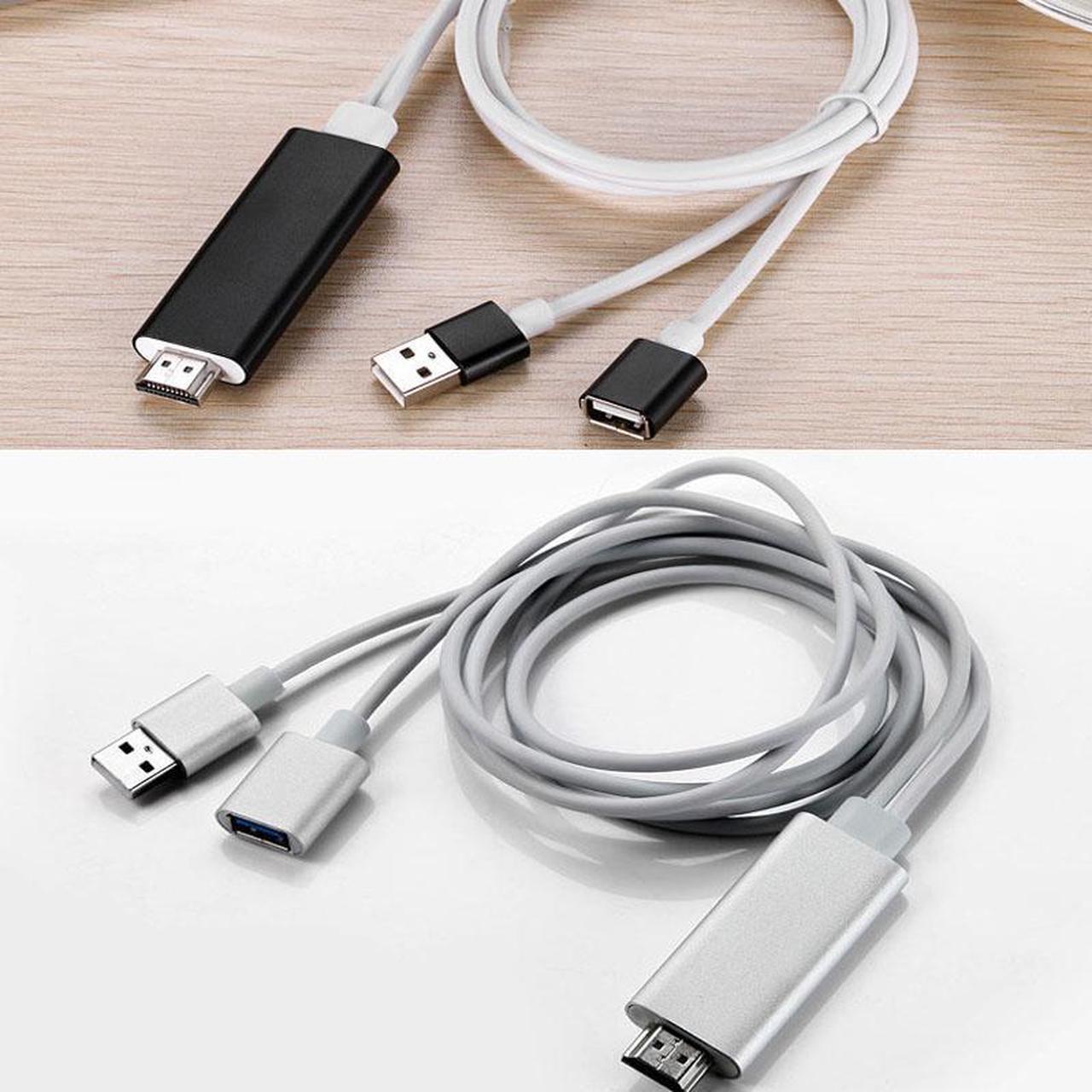 Alt view image 6 of 6 - MHL HDMI Cable For Samsung Galaxy S8 / Iphone 7 7 Plus Note 7 Huawei  Micro USB To HDMI Cable MHL Adapter HDTV TV Connector