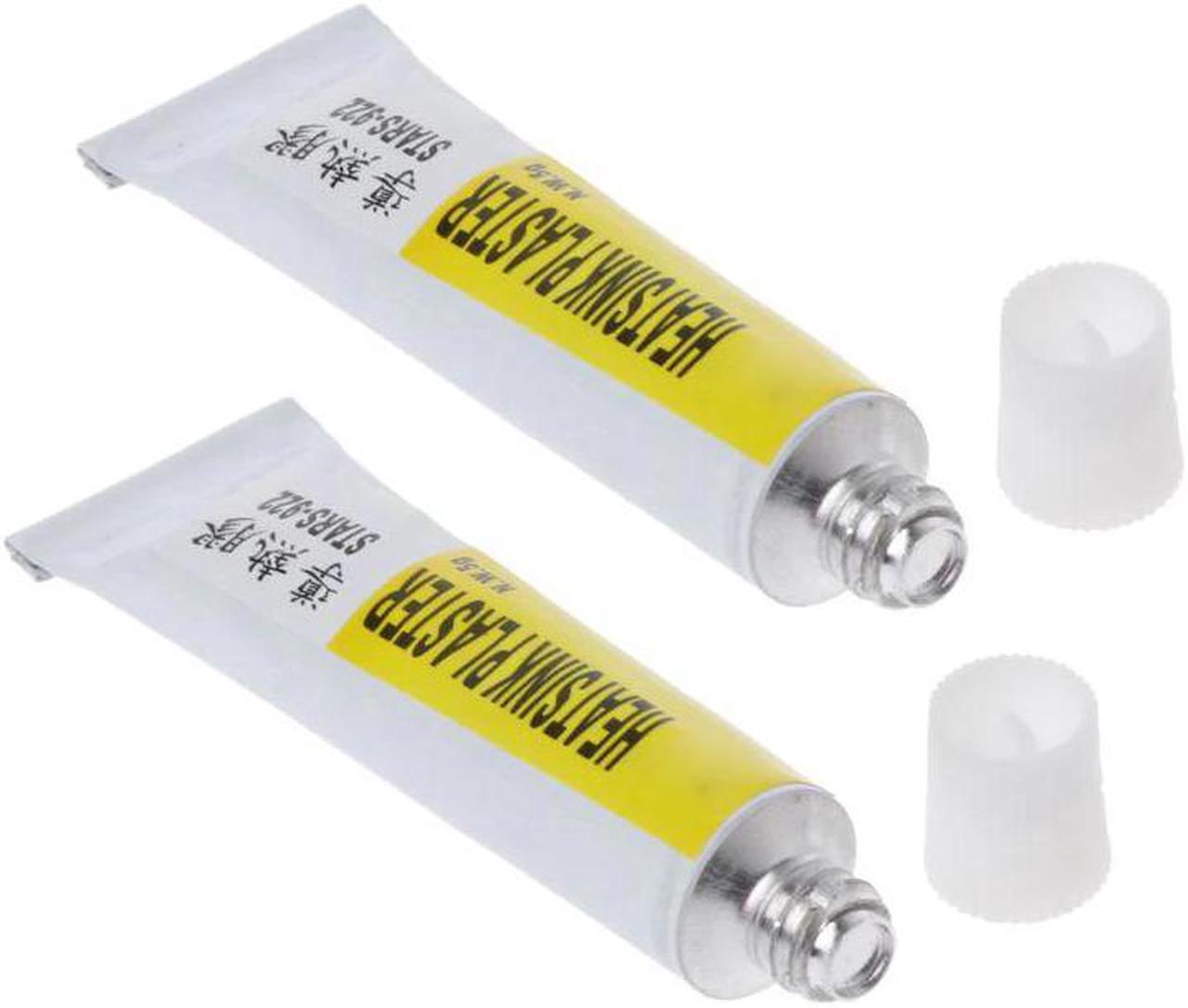 2Pcs Heatsink Plaster Thermal Silicone Adhesive Cooling Paste Strong Adhesive Compound Glue for GPU Chip Radiator Cooling