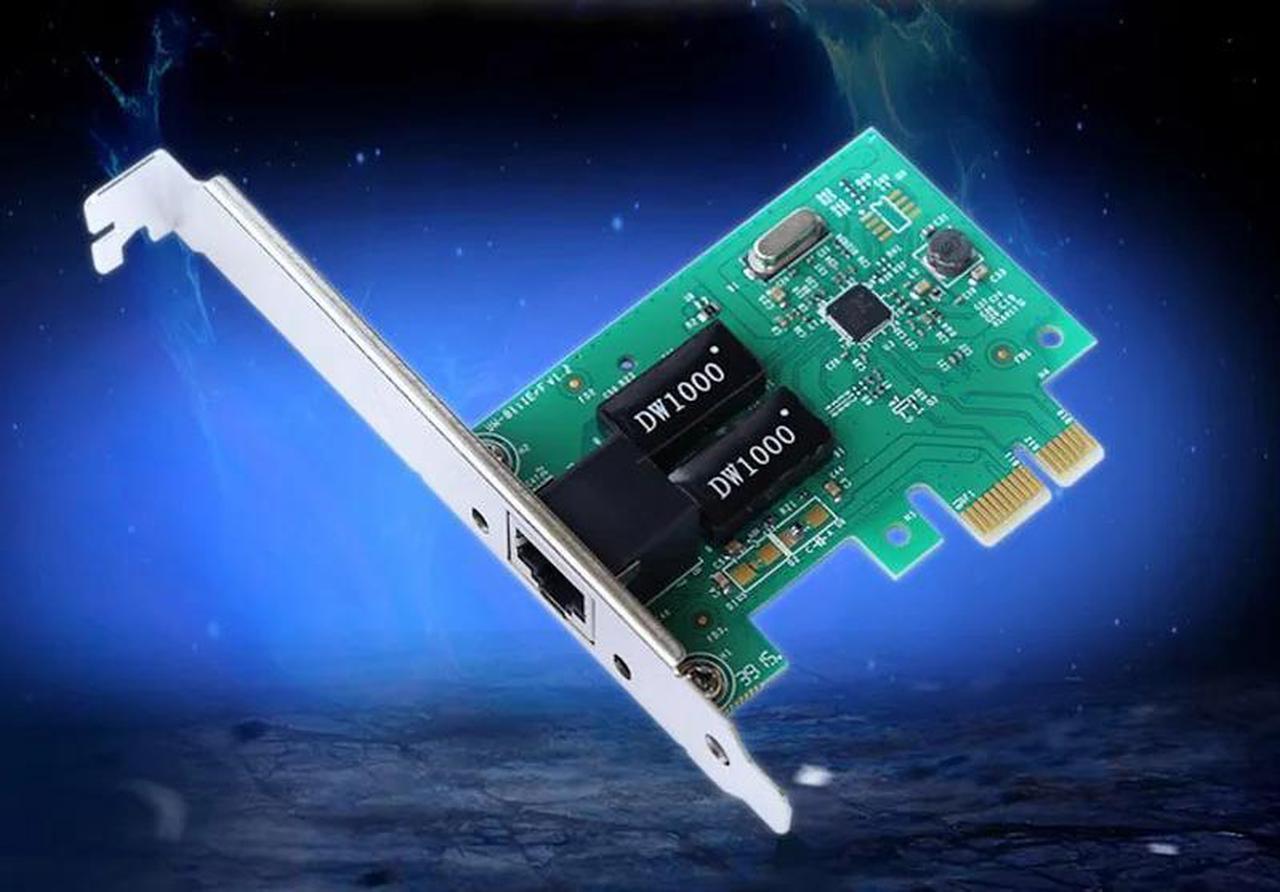 Gigabit NIC Desktop PCI E Network GbE 10/100/1000Mb LAN Adapter Card Low Profile