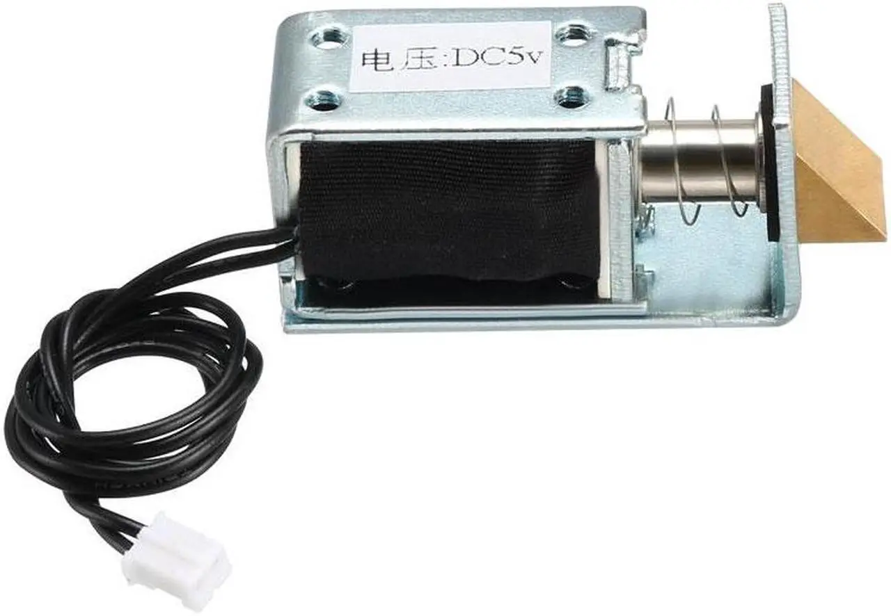 Alt view image 4 of 4 - DC5V Push Type Electromagnetic Solenoid Lock, Open Frame, for Electirc Door Lock