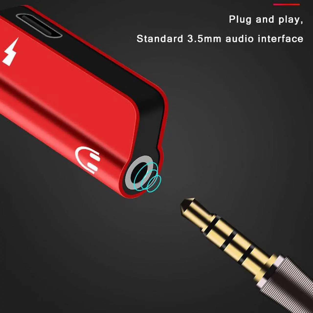 Alt view image 6 of 6 - mini usb type c to 3.5mm jack female AUX Audio Jack Cable for huawei xiaomi usb type c to audio 3.5mm headphone charge Converter