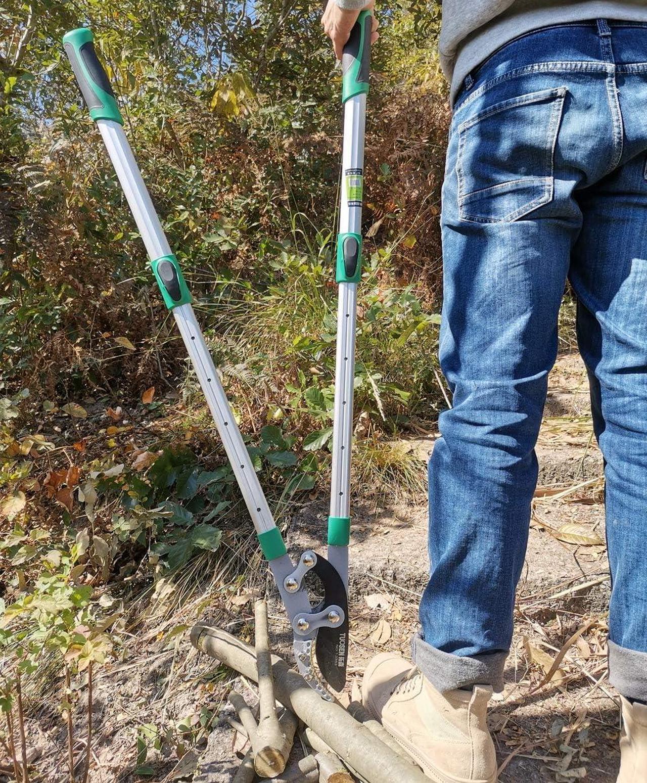 Alt view image 7 of 7 - Heavy Duty Anvil Lopping Shears -2 inch Cutting Capacity Bypass Lopper - Extendable 26 Inch to 41 Inch,Professional Tree Branch Cutter