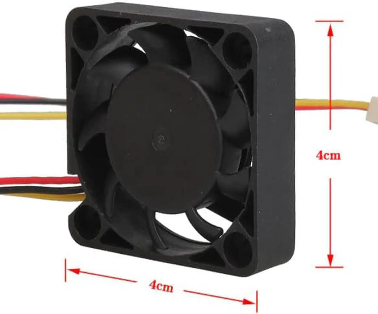 Alt view image 4 of 4 - 3 Pin 40mm Computer CPU Cooler Cooling Fan Fans PC 4cm 40x40x10mm DC 12V
