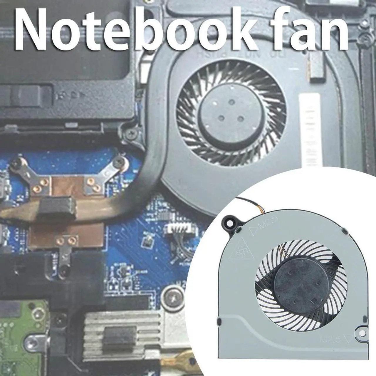 Alt view image 3 of 6 - CPU GPU Cooling Fan for Aspire A314 31 A315 21 A315 31 A315 51 A315 52 CPU FAN COOLER DFS541105FC0T FJP5 DC28000JSF0