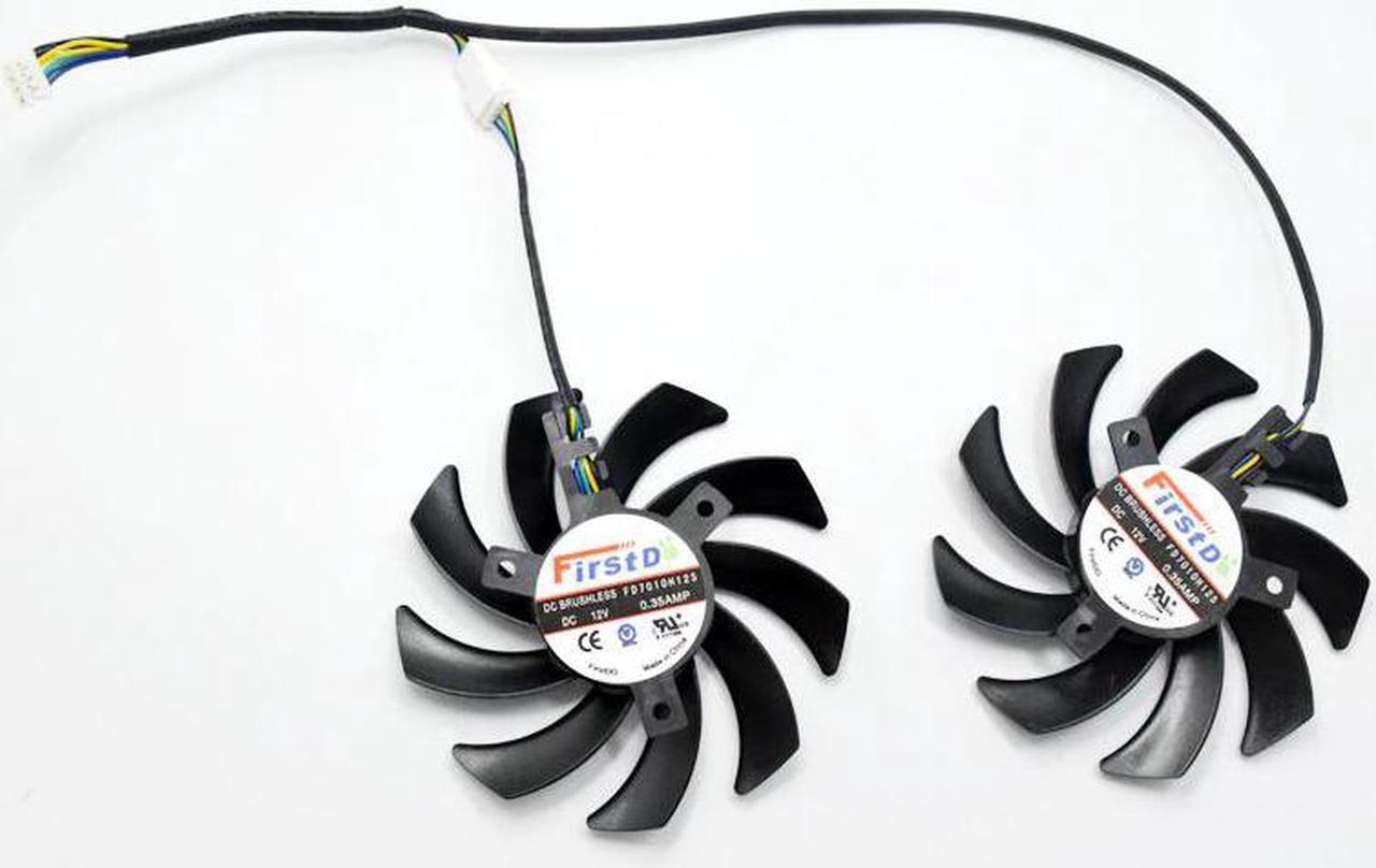 Main image of 2Pcs/Lot New 85mm FD7010H12S Dual Cooler Fan Replace For HIS R9 280X R9 290 R9 390 HD7950 HD7970 Graphics Card Cooling Fans