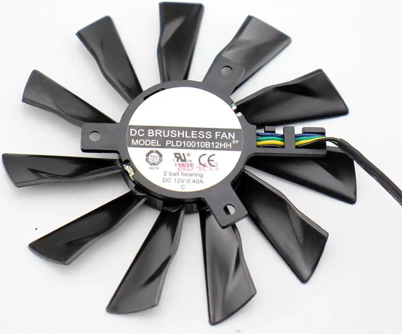 Alt view image 3 of 6 - 95mm Cooler Fan For MSI GTX780Ti/780/760/750Ti R9 290X/290/280X/280/270X GAMING PLD10010B12HH Cooling Fan