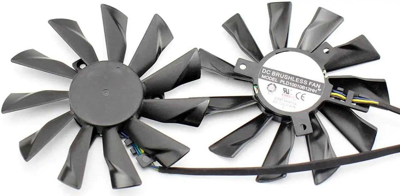 Alt view image 2 of 6 - 95mm Cooler Fan For MSI GTX780Ti/780/760/750Ti R9 290X/290/280X/280/270X GAMING PLD10010B12HH Cooling Fan