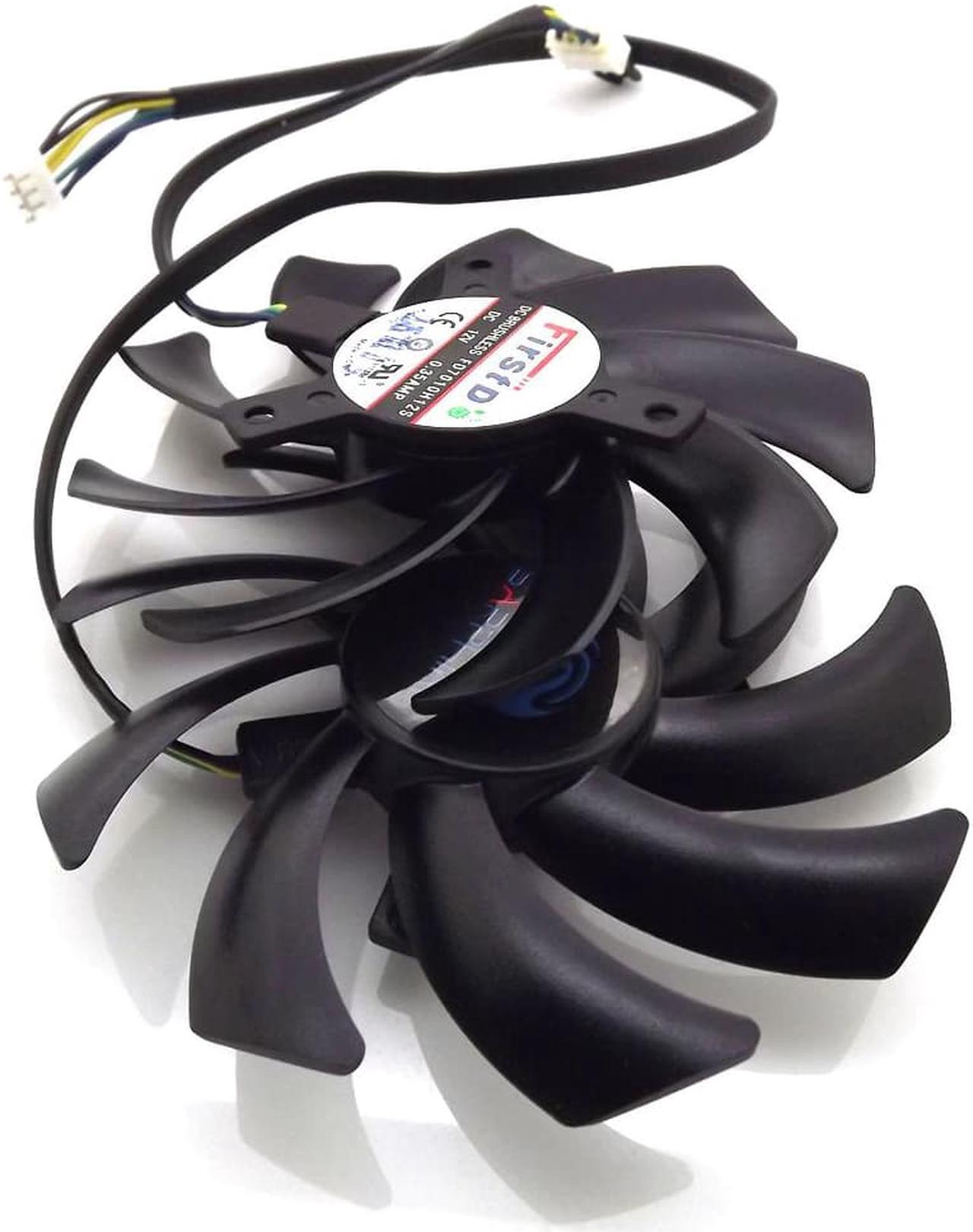Alt view image 4 of 6 - 2pcs/lot FD7010H12S 85mm For Sapphire R9 270X 280X HD6970 HD7870 HD7950 HD7970 Graphics Card Cooling Fan