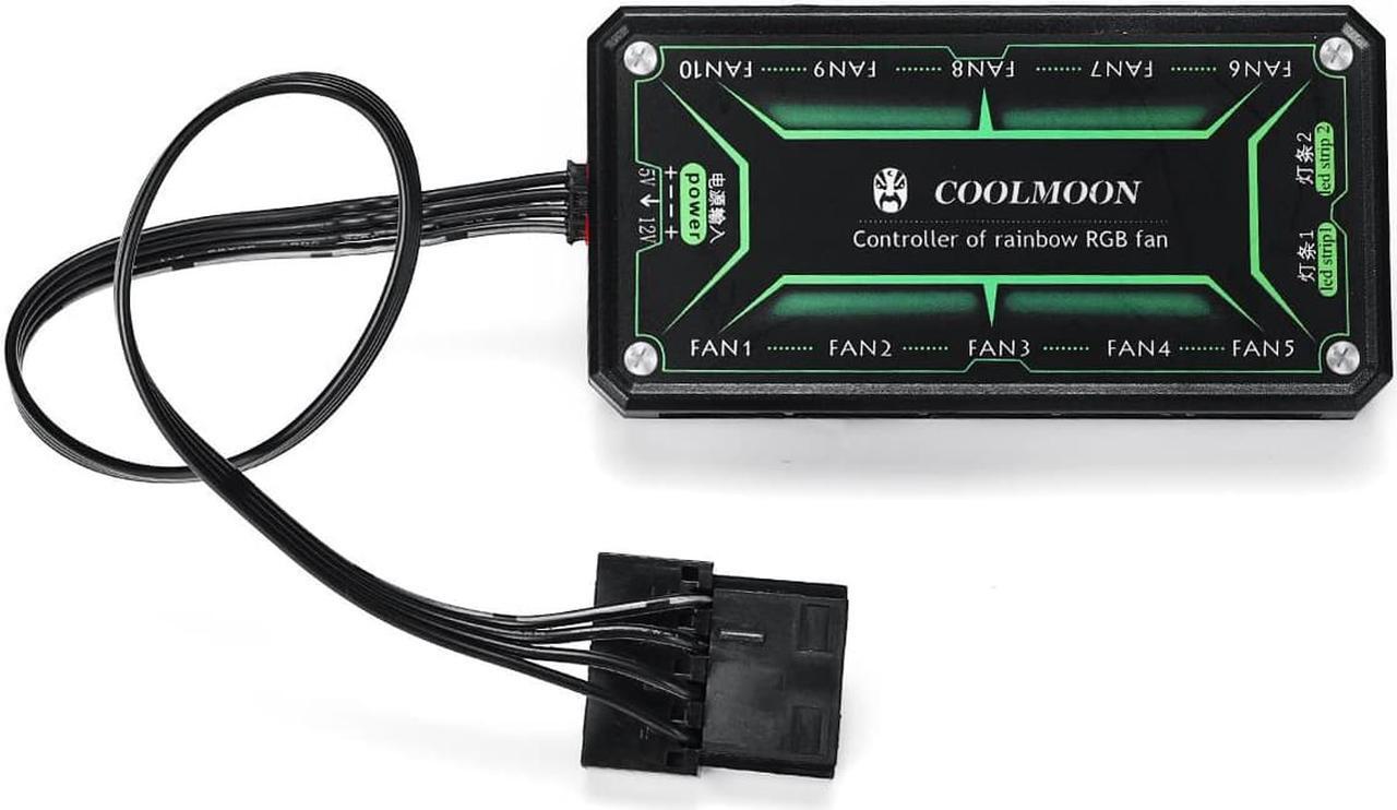 Alt view image 3 of 6 - LED RGB Remote Controller + RF Wireless Remote Control Console For PC Computer Case Fan Cooling Cooler Heatsink Accessories