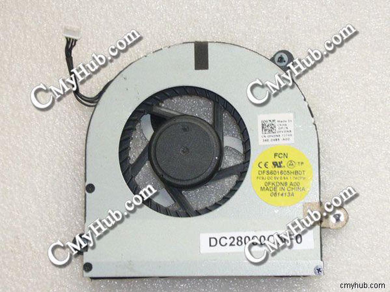 For Dell Alienware M17x R3 R4 R5 GPU Cooling Fan DFS601605HB0T DC28000CNF0 0FKDN8 DC28000BGF0 0THPDJ THPDJ DC280009AF0 04K1MM