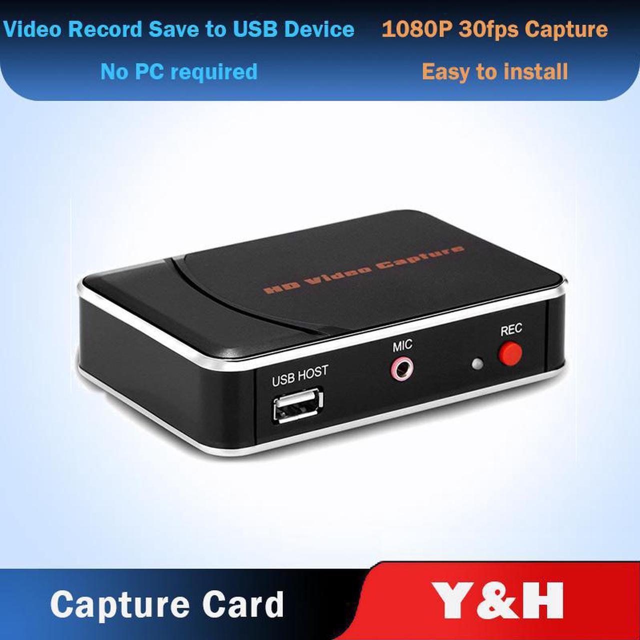 EZCAP 280H HDMI-compatible Game Capture Card HD Video Capture 1080P 30fps HDMI Video Recorder, Compatible with Xbox One/ PS4