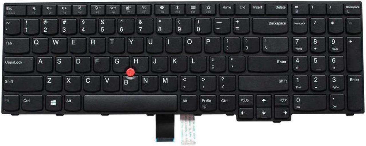 AUTENS Replacement US Keyboard for Lenovo ThinkPad E570 E570c E575 Laptop No Backlight