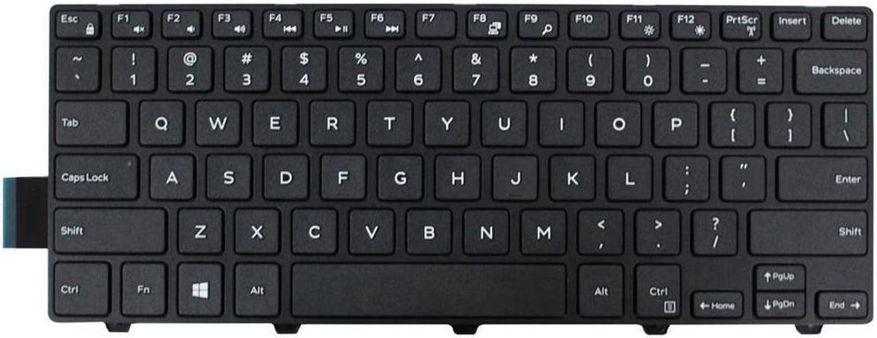 AUTENS Replacement US Keyboard for Dell Inspiron 14 3000 3441 3442 3443 3445 3446 3447 3449 3451 3458 3459 / 14 5000 5442 5443 5445 5446 5447 5448 5451 5455 5457 5458 5459 / 14 7447 (No Backlit)