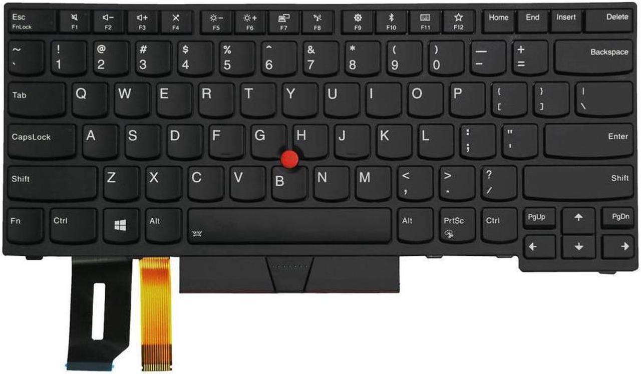 AUTENS Replacement US Keyboard for Lenovo ThinkPad E480 E485 L480 T480s E490 E495 T490 T495 L490 R480 R490 L380 L390 / L380 Yoga / L390 Yoga Laptop Backlight