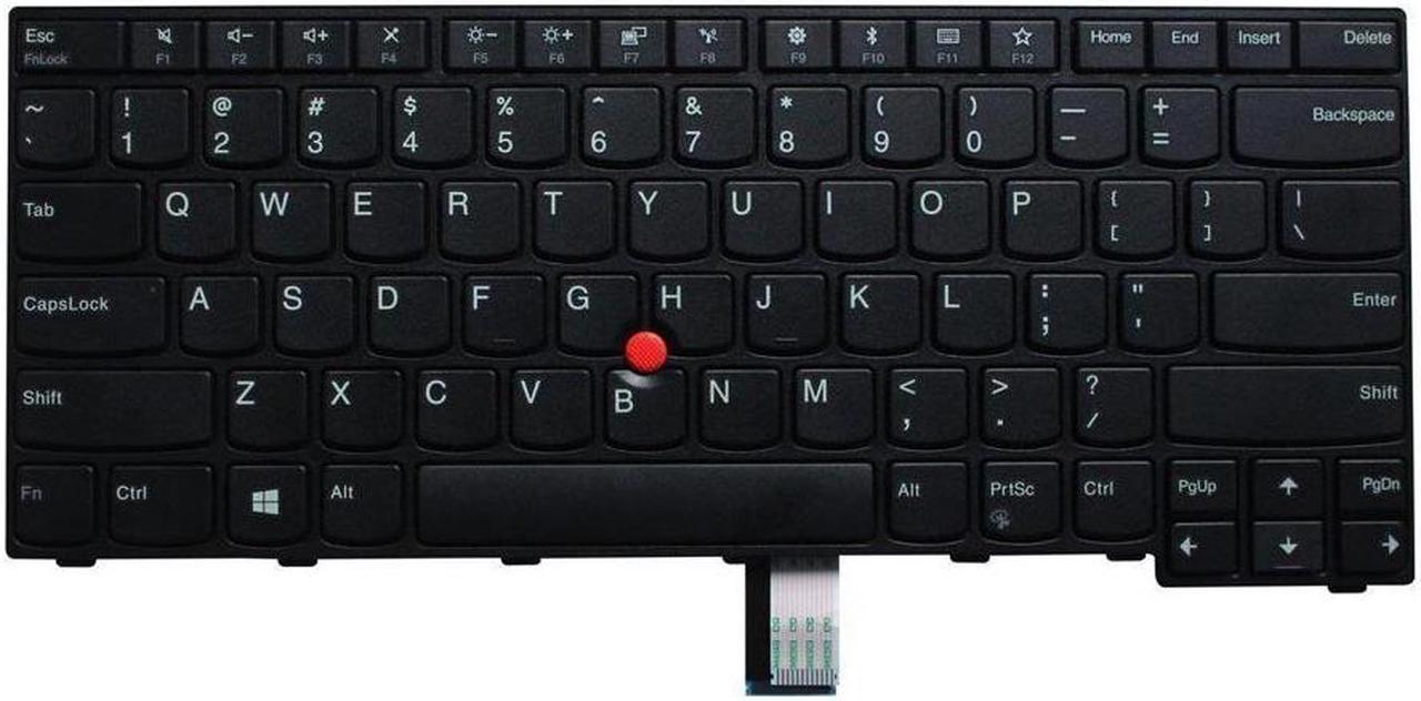 AUTENS Replacement US Keyboard for Lenovo ThinkPad E470 E470c E475 Laptop No Backlight